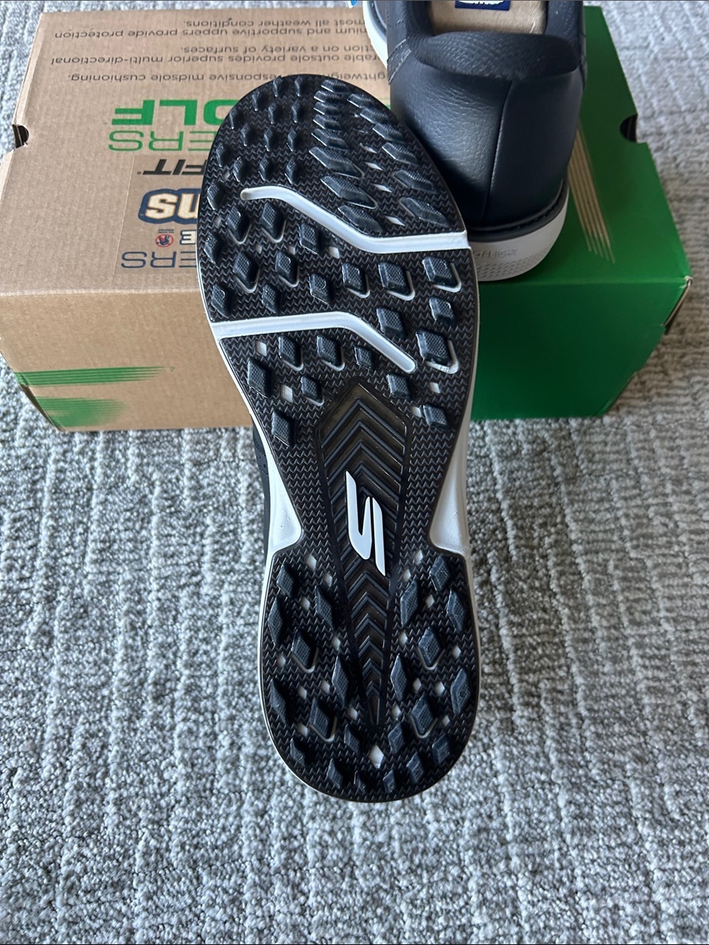 Skechers Slip-ins Waterproof: GO GOLF Prestige Black 9.5 - Picture 7 of 7